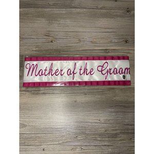 Wedding Decoration Embroidery Mother of The Groom Bridal Shower Sash